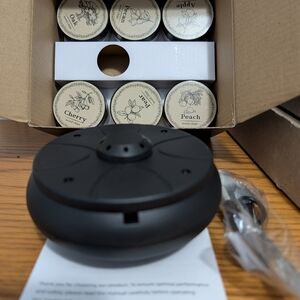 Black Aromatherapy Diffuser with Wood Chips